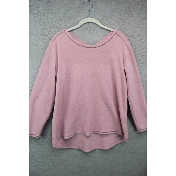 Cuddl Duds Fleece w/Stretch Thick Pajama Set-Size Medium-Drawstring-Pockets - Picture 9 of 16